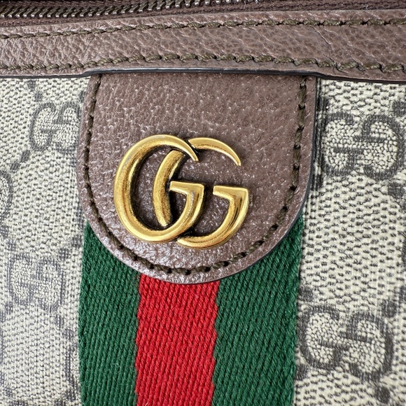 GUCCI GG Supreme Ophidia Medium Monogram Belt Bum Waist Bag - Picture 13 of 14